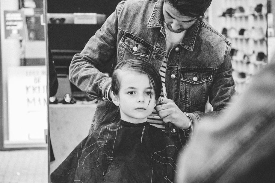 child haircut